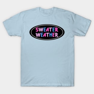 Sweater Weather - Bisexual Pride T-Shirt